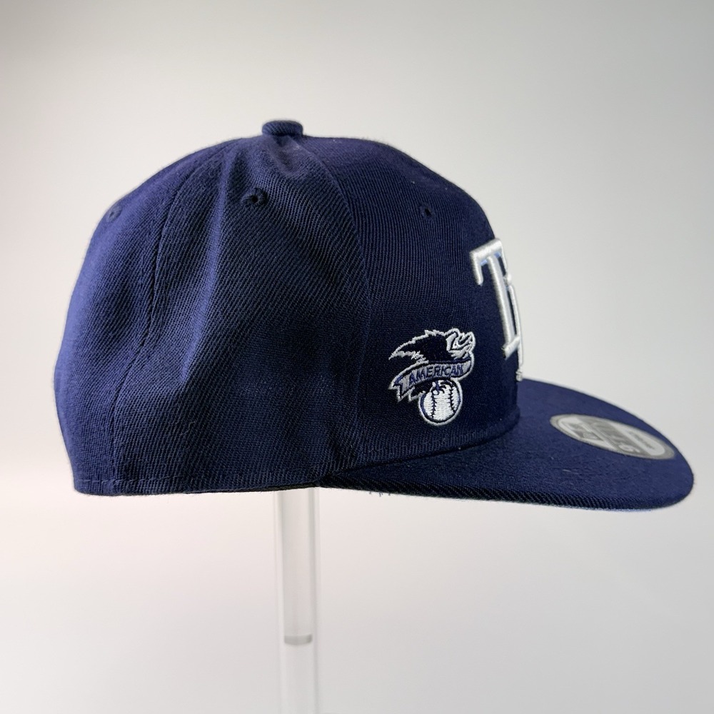 Rare Tampa Bay Rays New‎ Era Navy Identity 9Fifty SnapBack Hat - Picture 7 of 16